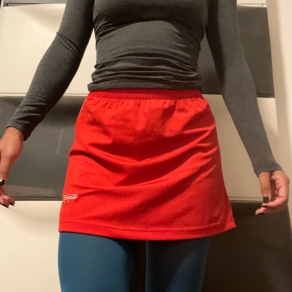 Red Tennis Skirt